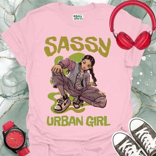 Sassy Urban Girl Bold Street-Style Graphic Tee