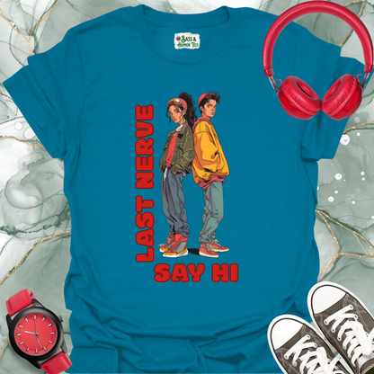 Last Nerve Say Hi Unisex Graphic Tee