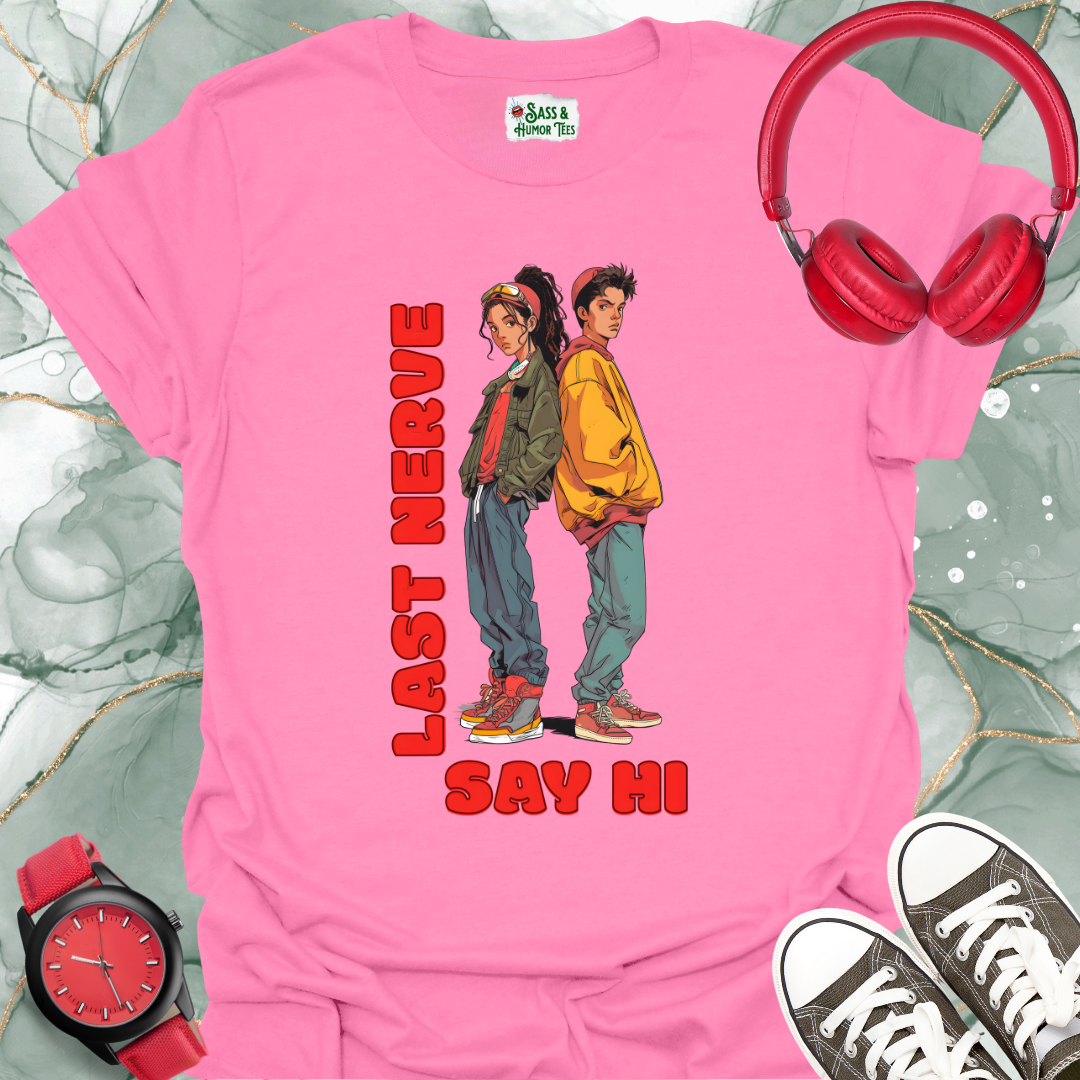 Last Nerve Say Hi Unisex Graphic Tee