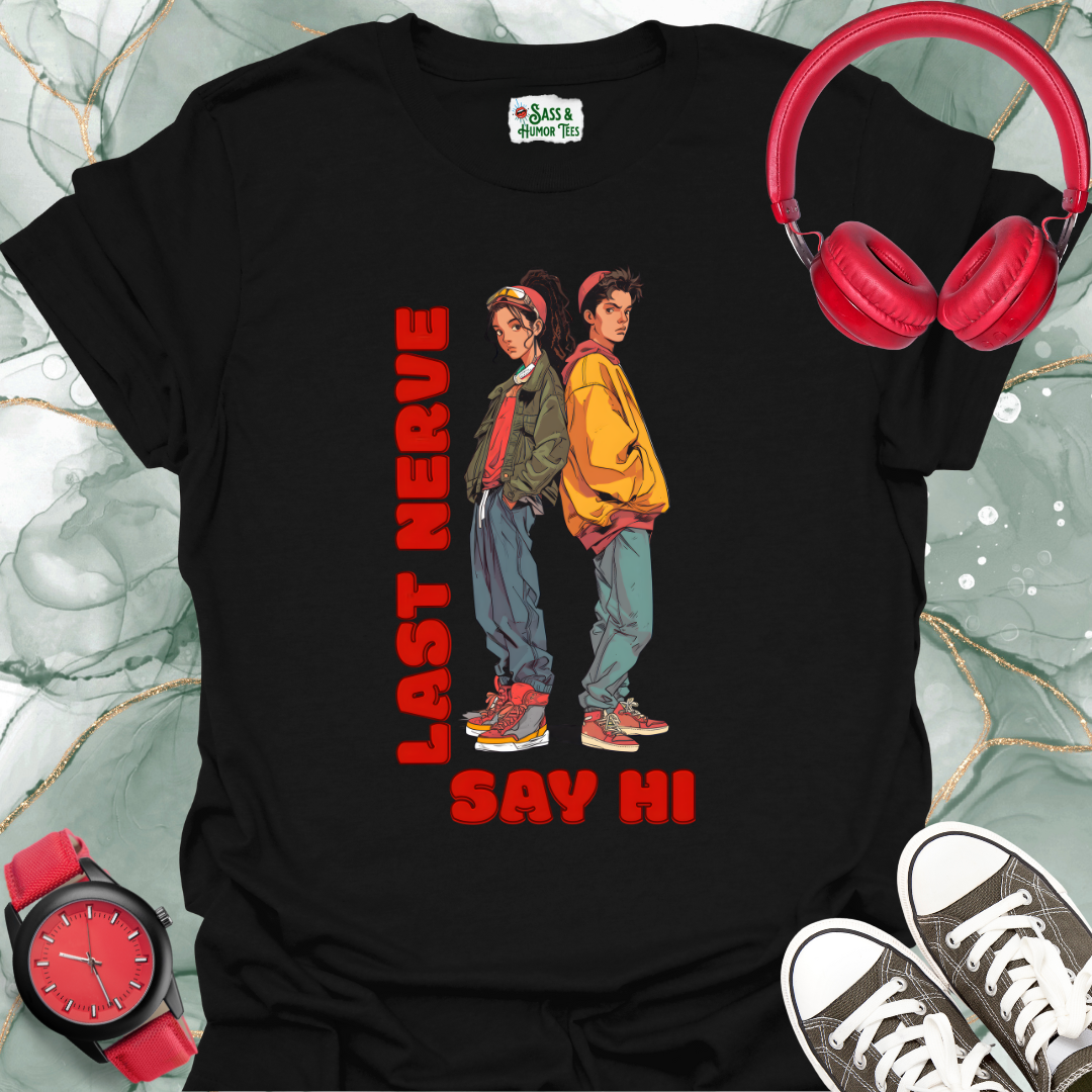 Last Nerve Say Hi Unisex Graphic Tee