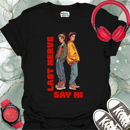 Last Nerve Say Hi Unisex Graphic Tee