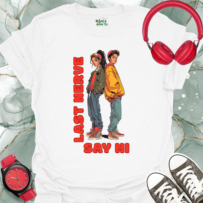 Last Nerve Say Hi Unisex Graphic Tee