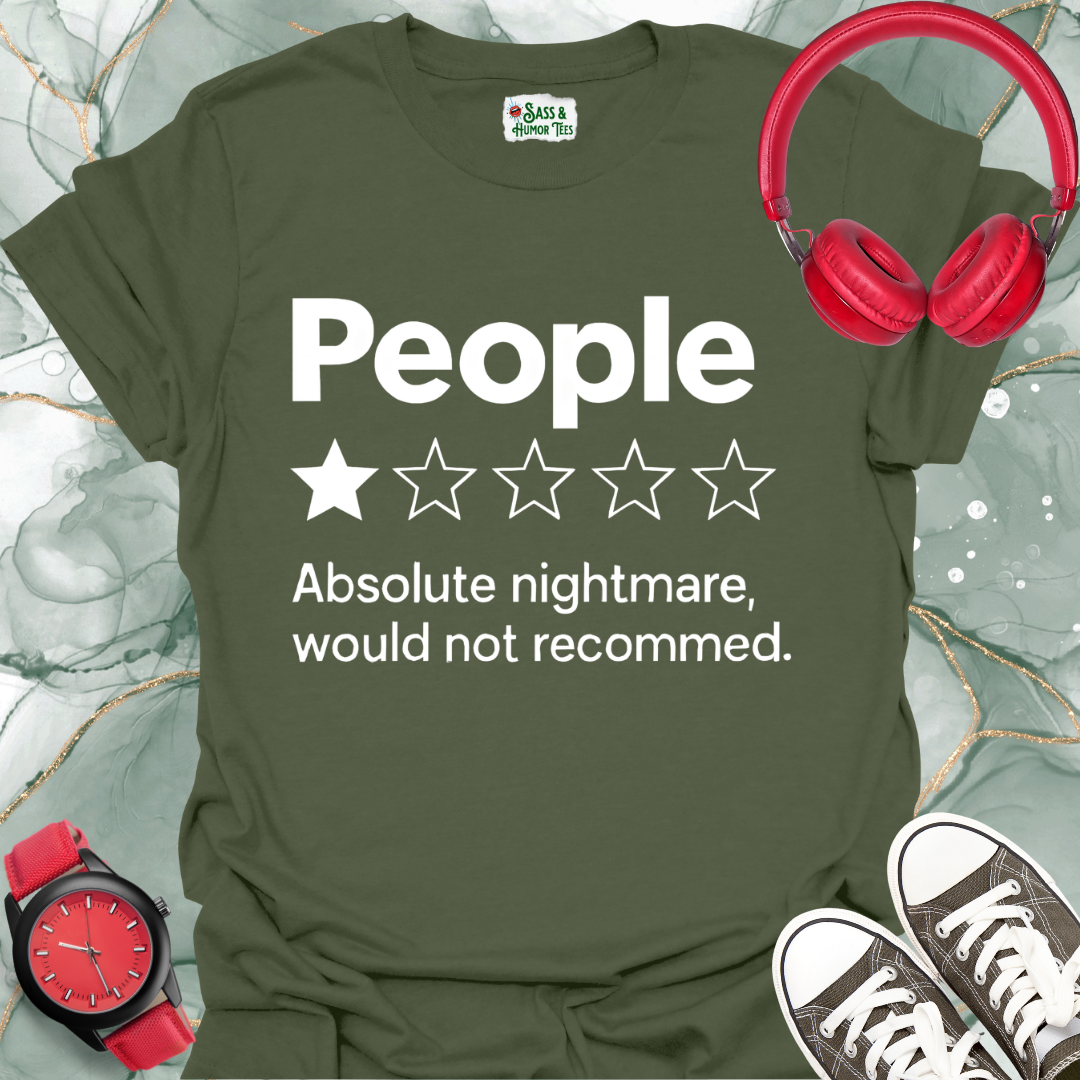 People absolute nightmare, would not recommend T-Shirt.