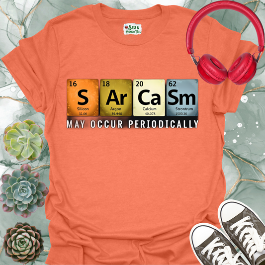 Sarcasm Periodic Table Elements T-Shirt