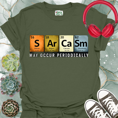 Sarcasm Periodic Table Elements T-Shirt