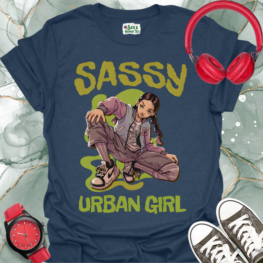 Sassy Urban Girl Bold Street-Style Graphic Tee