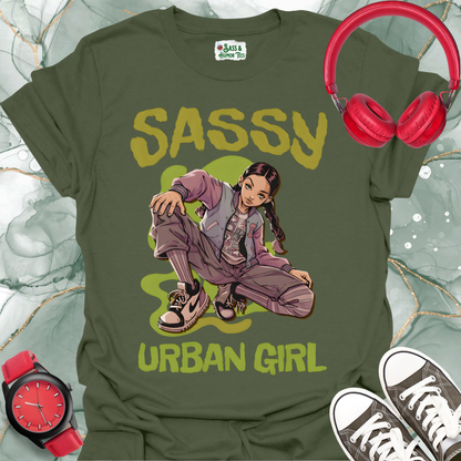 Sassy Urban Girl Bold Street-Style Graphic Tee