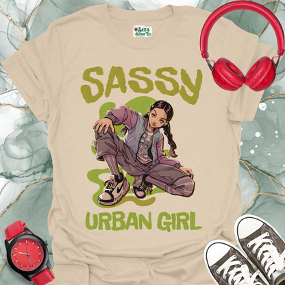 Sassy Urban Girl Bold Street-Style Graphic Tee